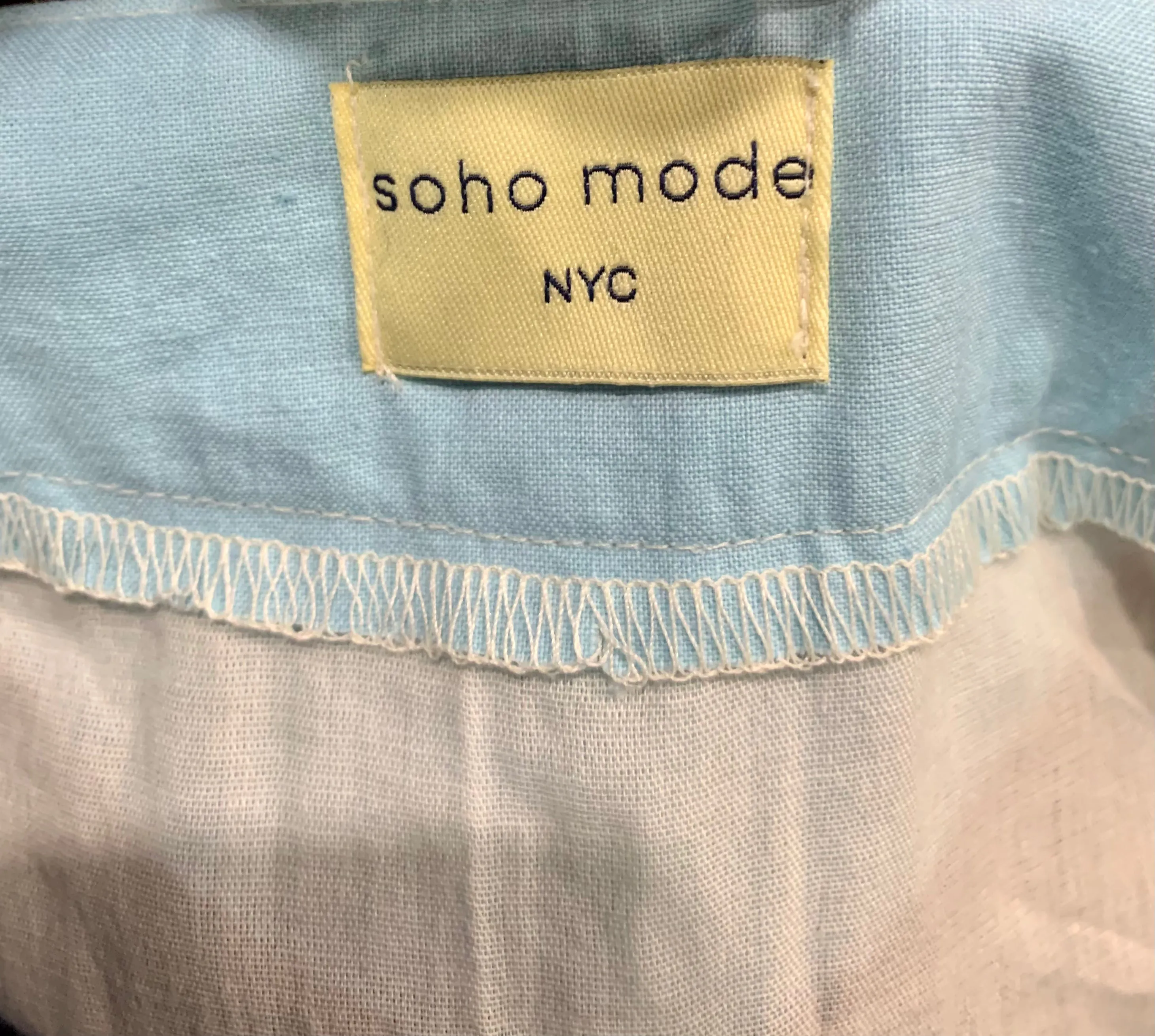 00’s Revival 70’s Blue Gray And Green Custom Midi Skirt