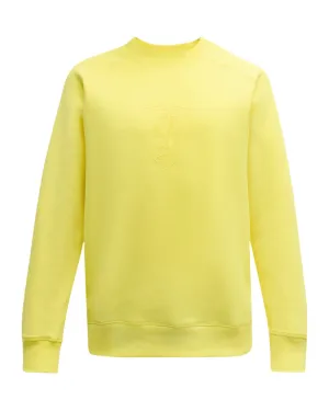 2024 Scuderia Ferrari Race Big Shield Men's Sweatshirt - Yellow