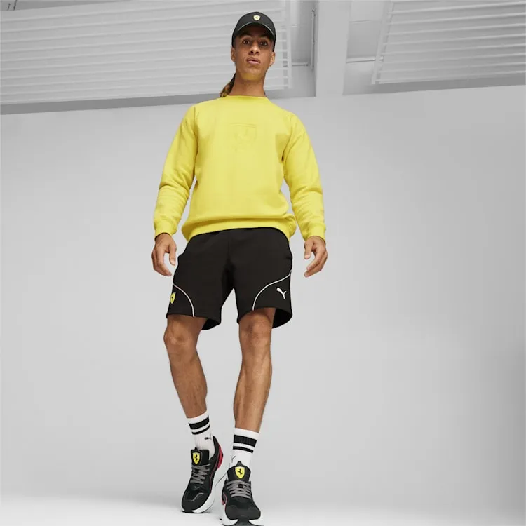 2024 Scuderia Ferrari Race Big Shield Men's Sweatshirt - Yellow