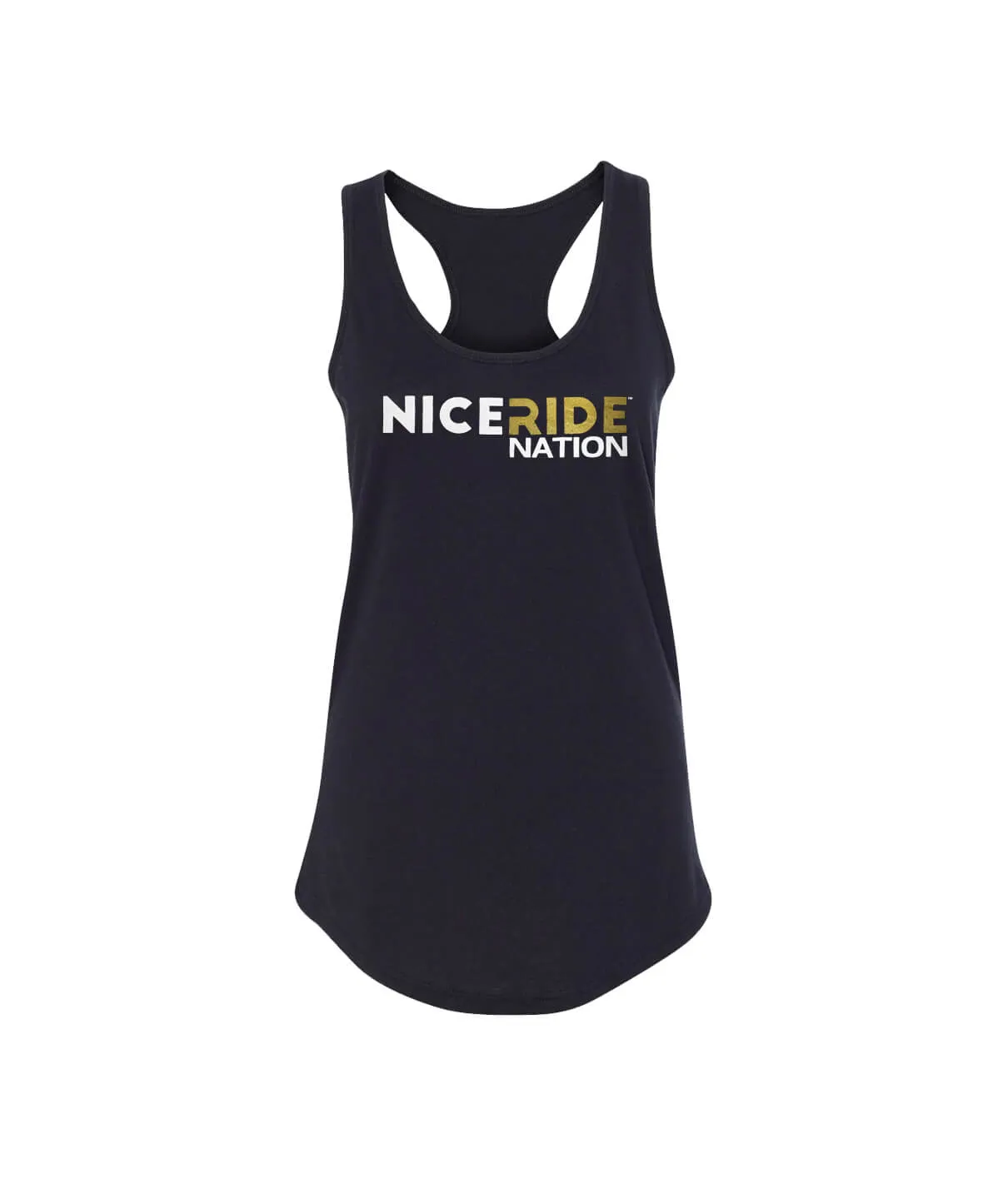 24 Karat - Black Next Level Tank Top for Women - Yoga Top, Racerback Tank Top