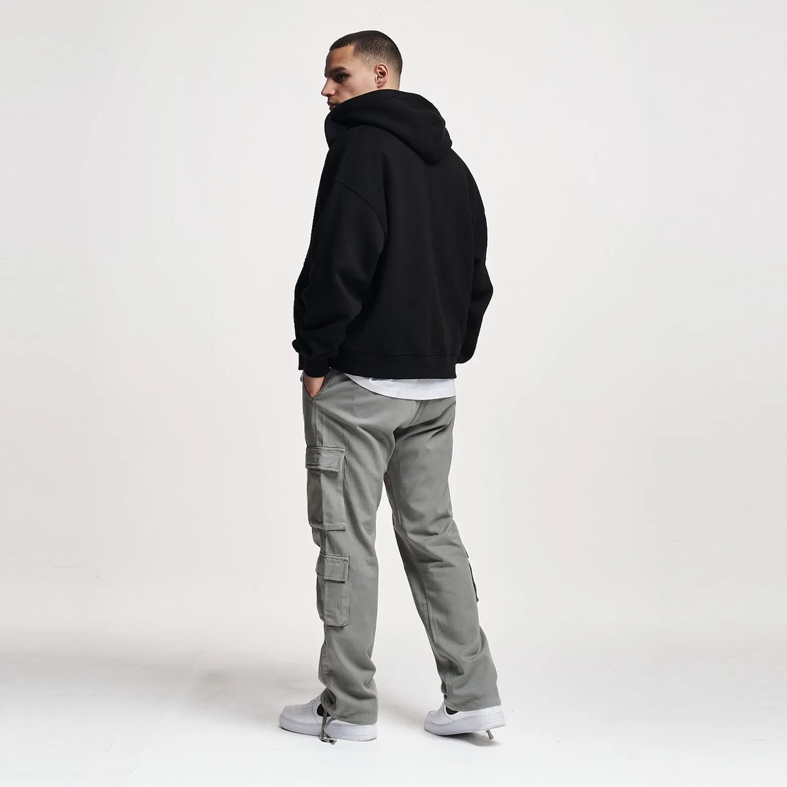 2Y STUDIOS Kiran 4 Pocket Cargo Grey