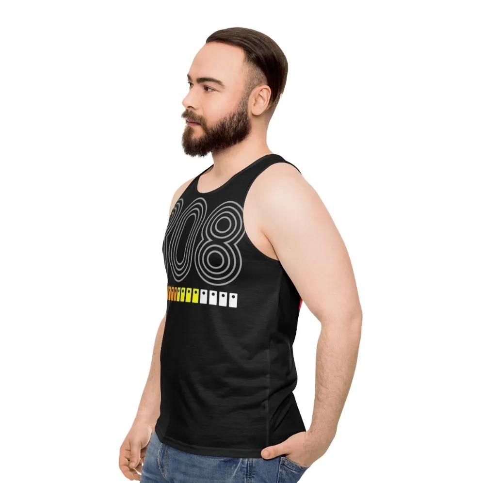 808 Unisex Tank Top - Electronic Music and Dance Wear