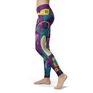80s Retro Leggings