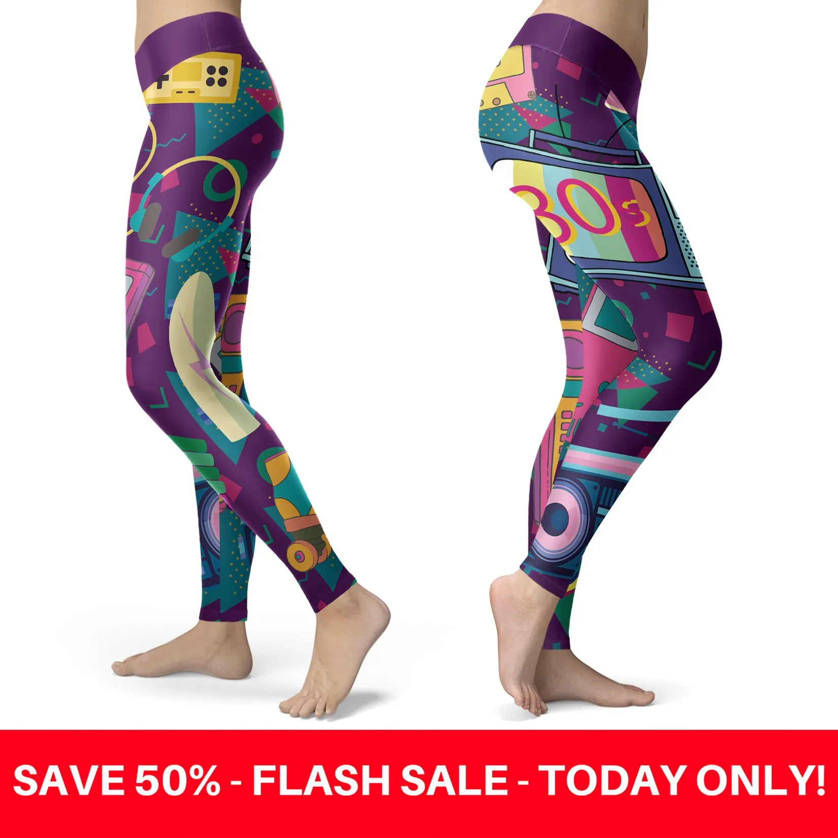 80s Retro Leggings