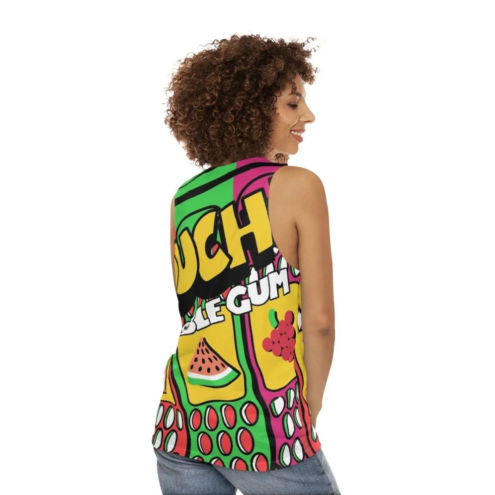 90s Nostalgia Bubblegum Unisex Tank Top