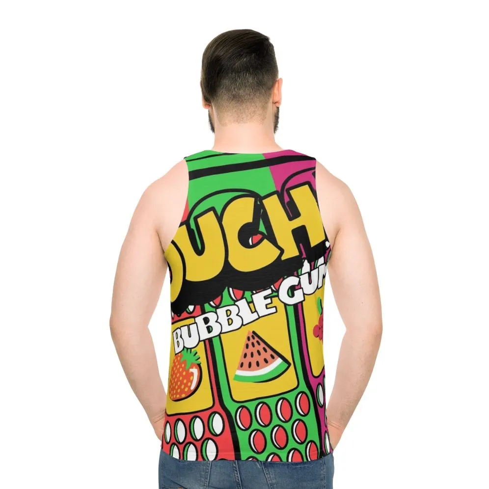 90s Nostalgia Bubblegum Unisex Tank Top