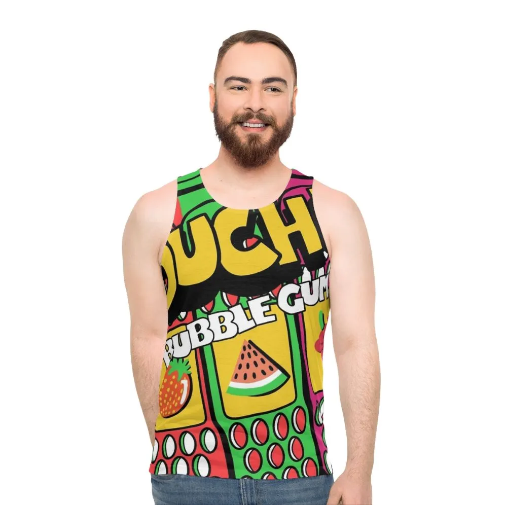 90s Nostalgia Bubblegum Unisex Tank Top