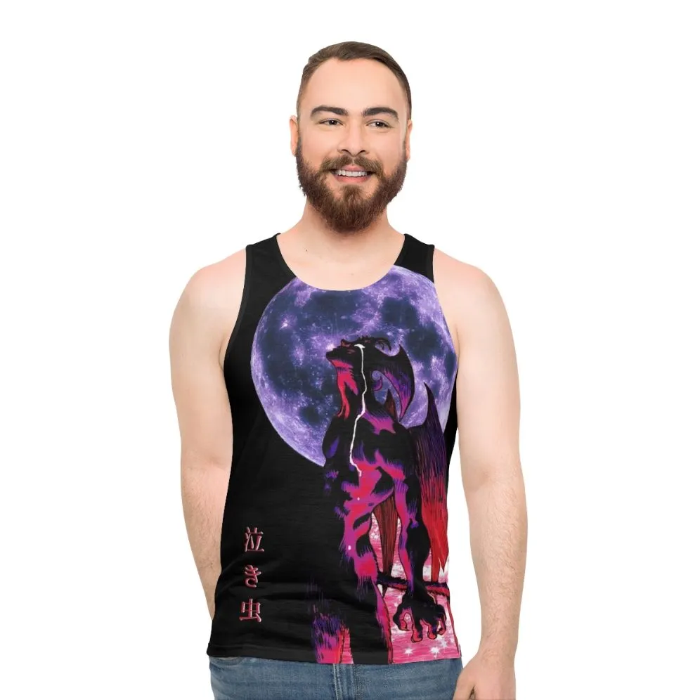 Akira Devilman Crybaby Unisex 90s Aesthetic Glitter Tank Top