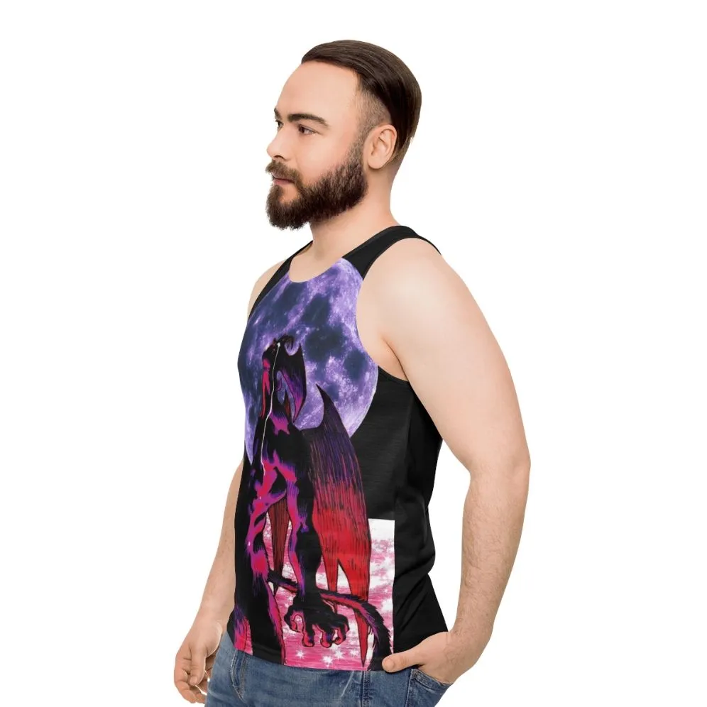 Akira Devilman Crybaby Unisex 90s Aesthetic Glitter Tank Top