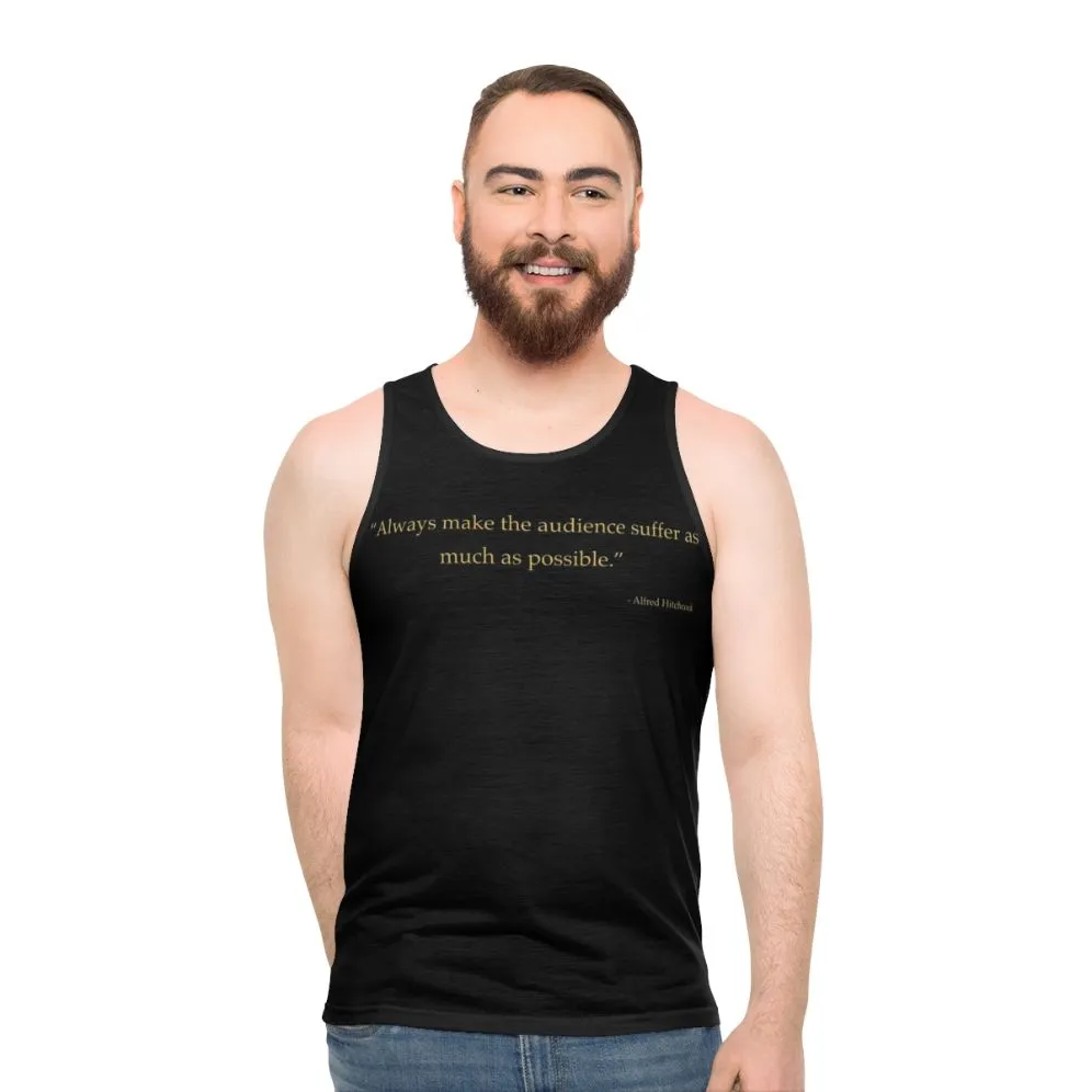 Alfred Hitchcock Quote Unisex Horror Movie Tank Top