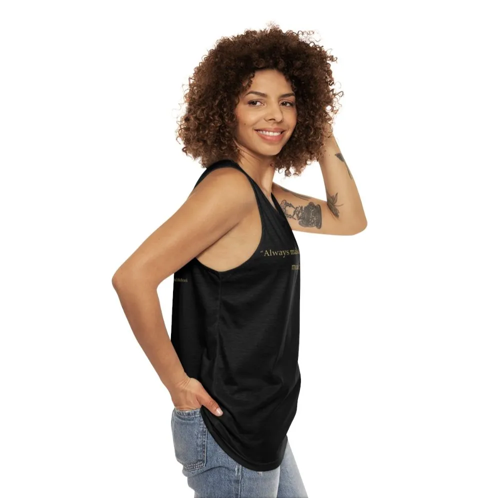 Alfred Hitchcock Quote Unisex Horror Movie Tank Top