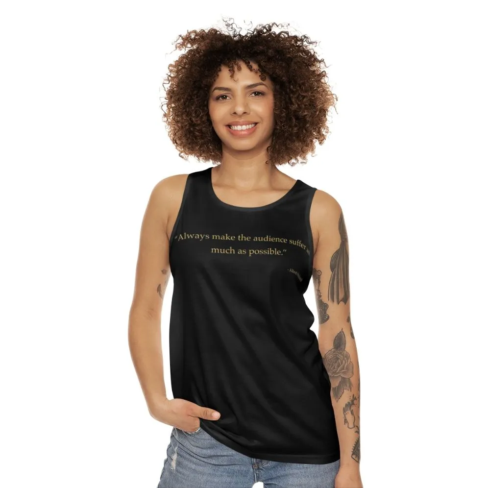 Alfred Hitchcock Quote Unisex Horror Movie Tank Top