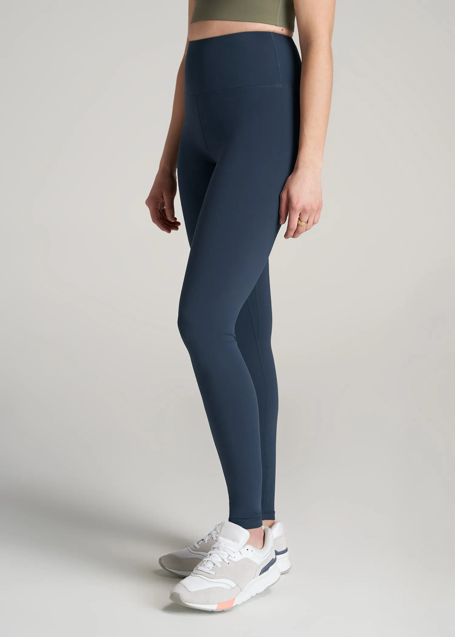 AT Balance High-Rise Leggings for Tall Women in Bright Navy