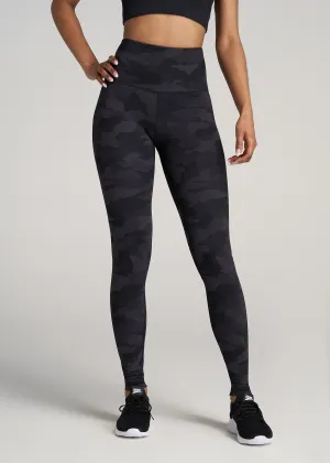 AT Balance High-Rise Leggings for Tall Women in Grey Camo