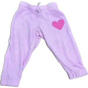 athletic heart jogger | barbie pink