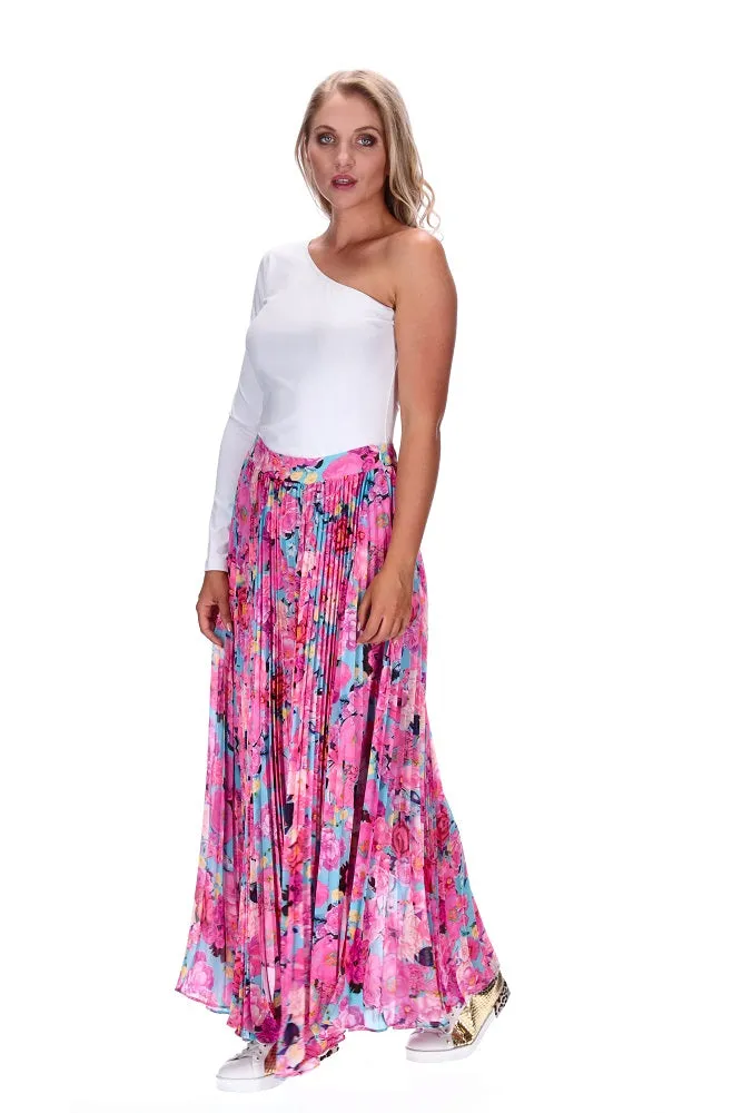 Augustine Michaela Pleated Skirt - Floral