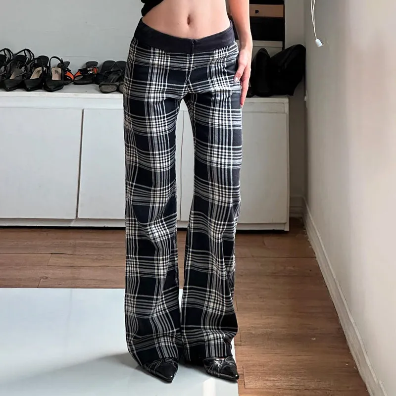 Avalon Plaid Casual Pants