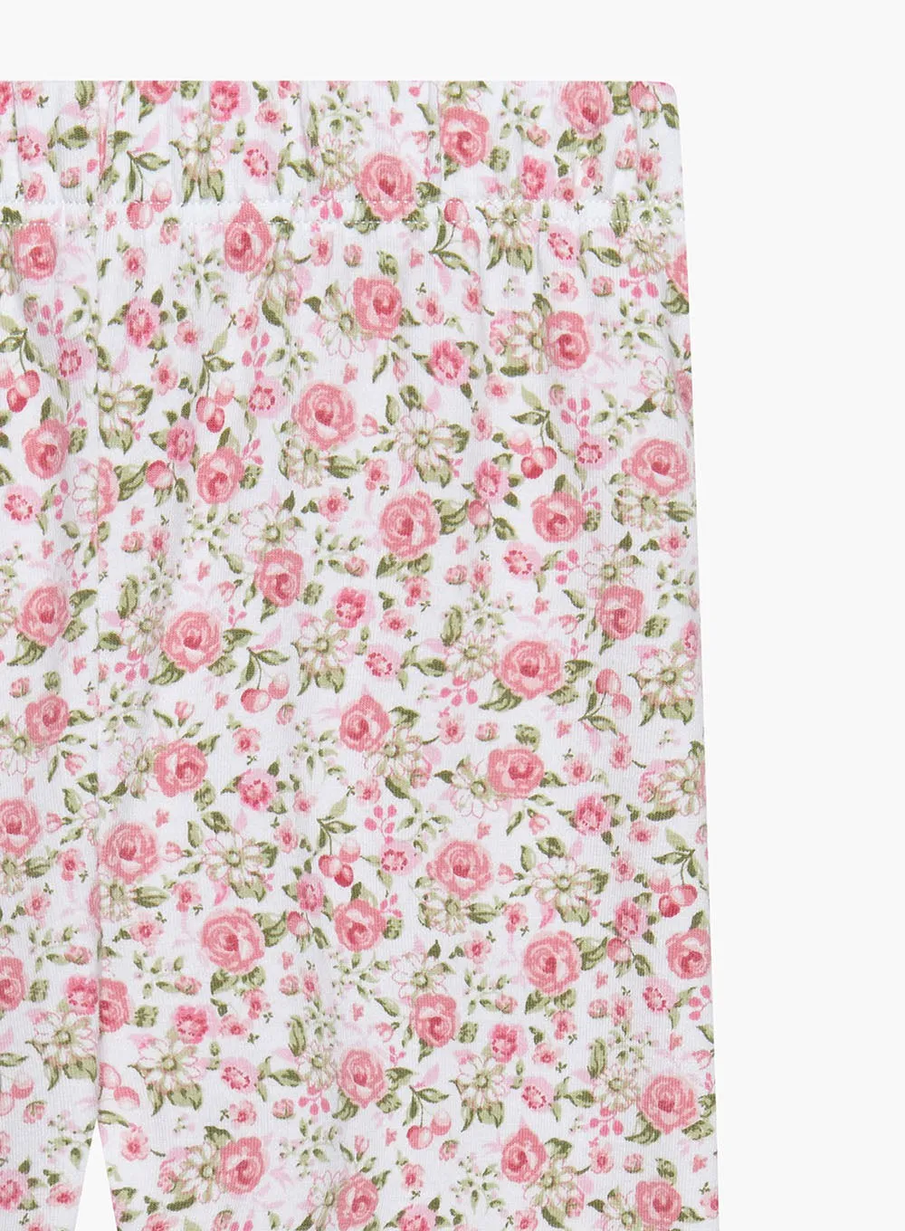 Baby Catherine Leggings in Pink Rose