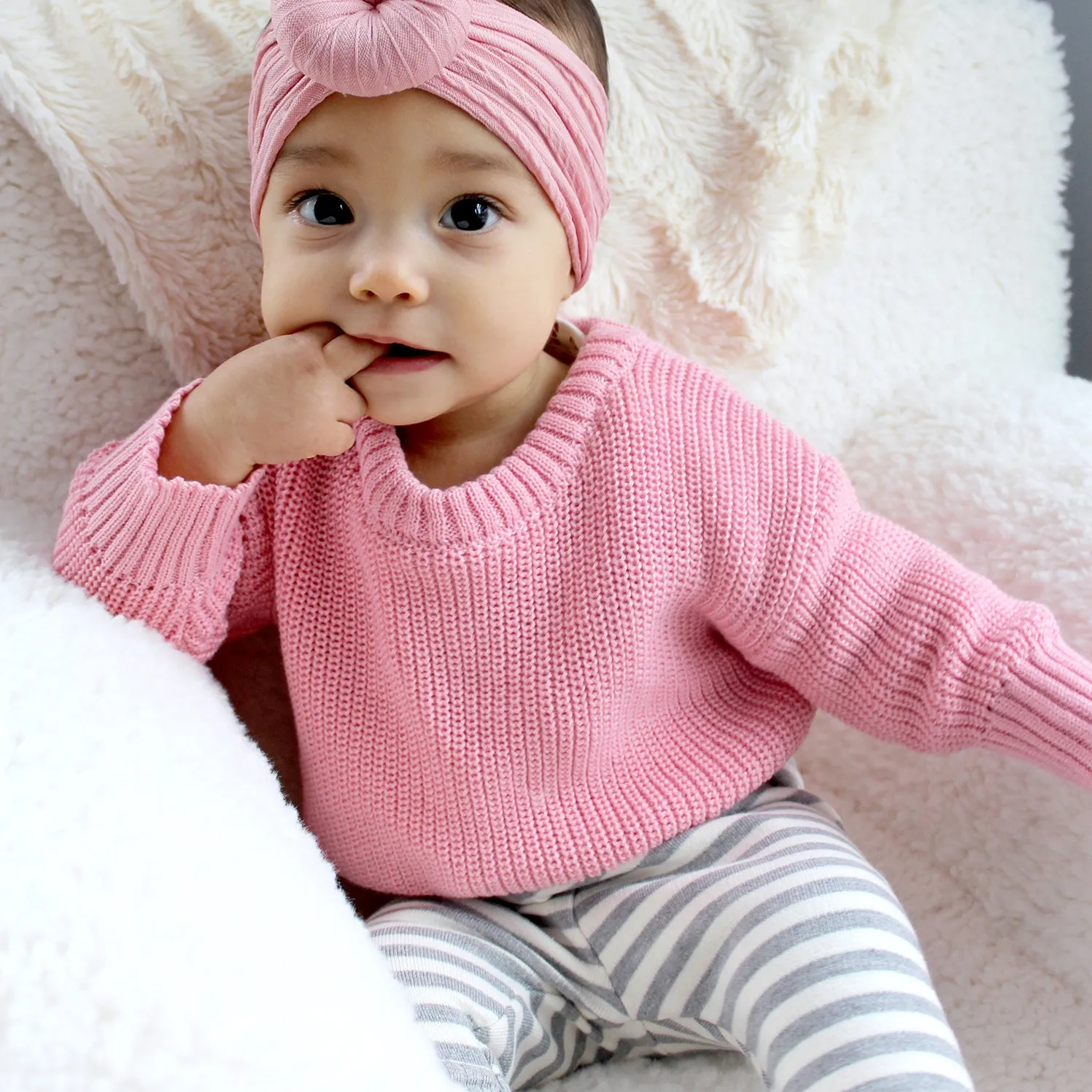 Baby Cotton Striped Leggings