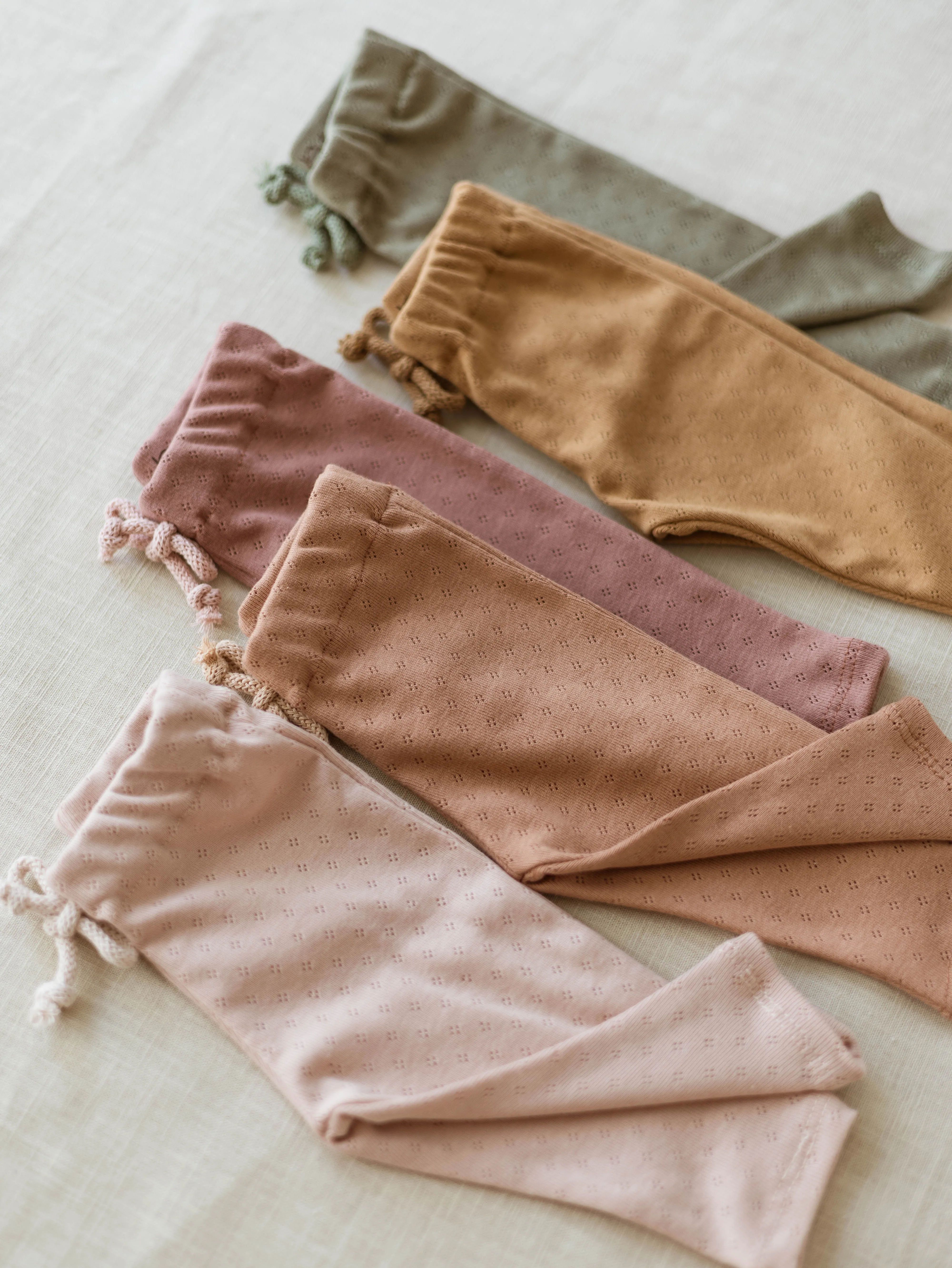 Baby leggings / Cotton Pointoille