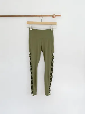 Balance Collection Olive cut-out Leggings XS