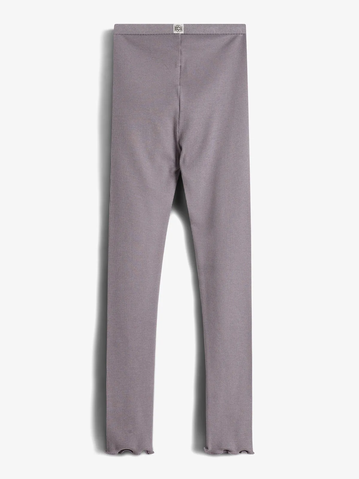 Basic Modal Rib Leggings - Tween - Dusty Purple