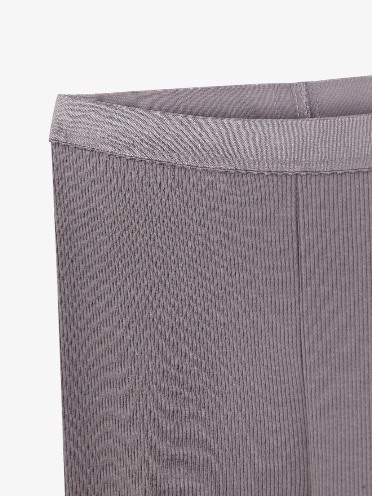 Basic Modal Rib Leggings - Tween - Dusty Purple