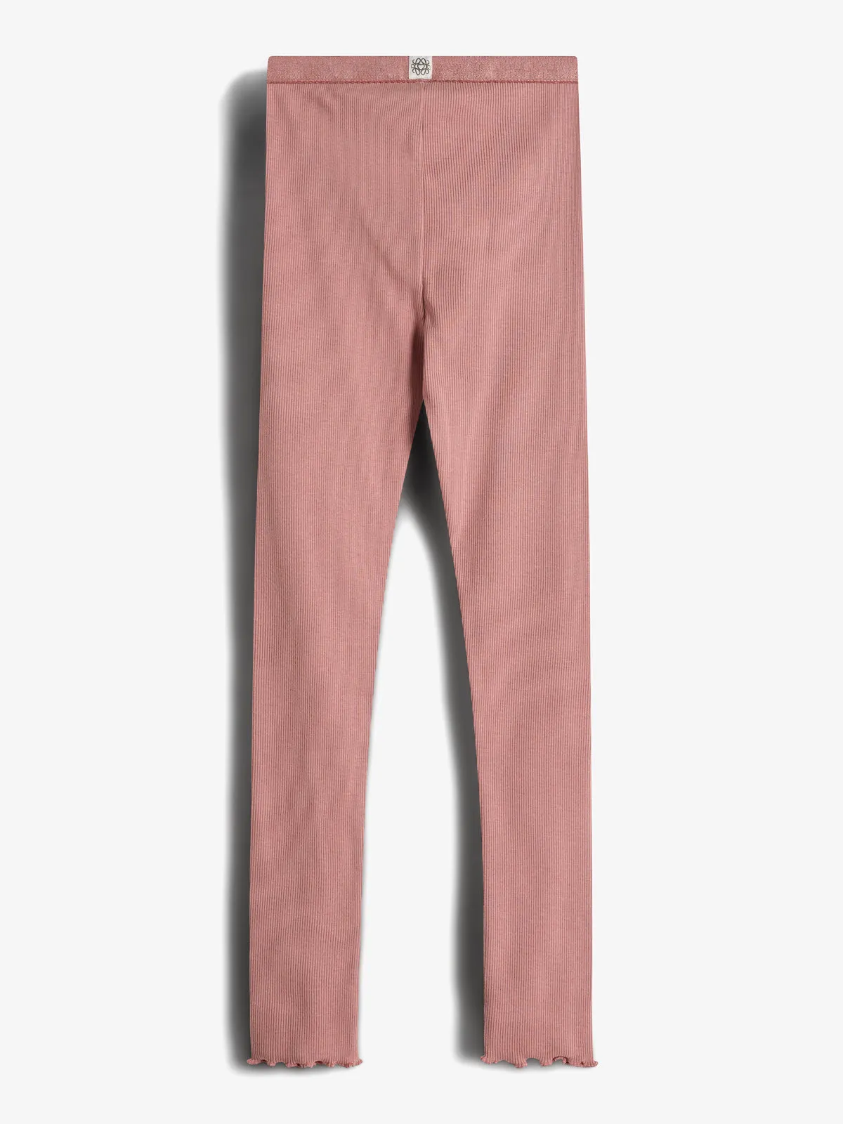 Basic Modal Rib Leggings - Tween - Dusty Rose