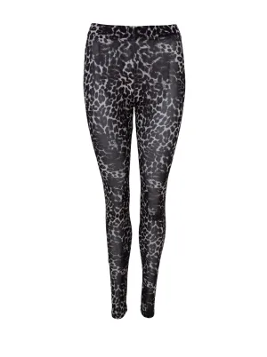 BCANNIE mesh leggings - Grey Leo