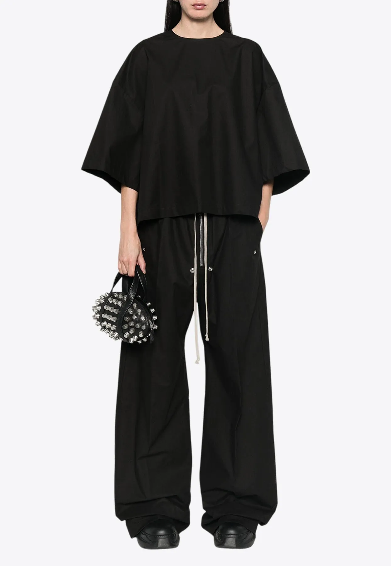 Bela Drawstring Wide-Leg Pants