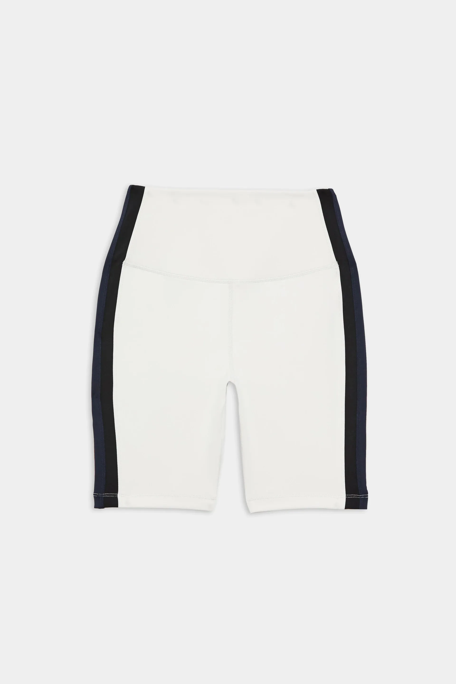 Bianca HW Recycled Short, Vintage White/Black