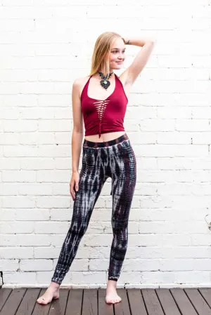 Black & White Snakeskin Leggings