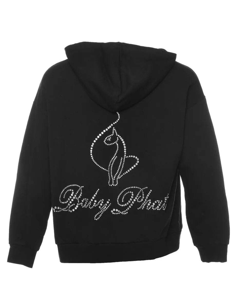 Black Baby Phat Y2K Hooded Sweatshirt - XXL