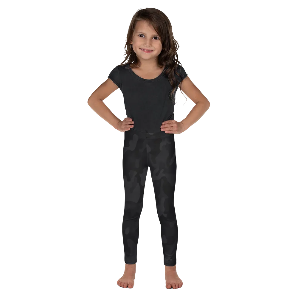 Black Camo Leggings for Girls
