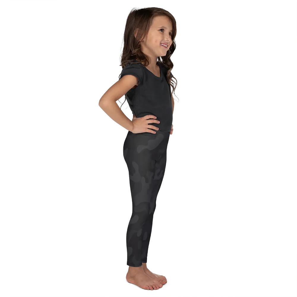 Black Camo Leggings for Girls