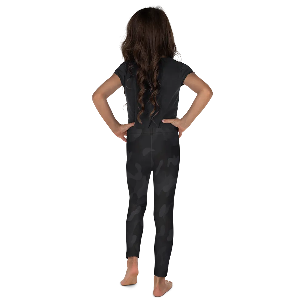 Black Camo Leggings for Girls