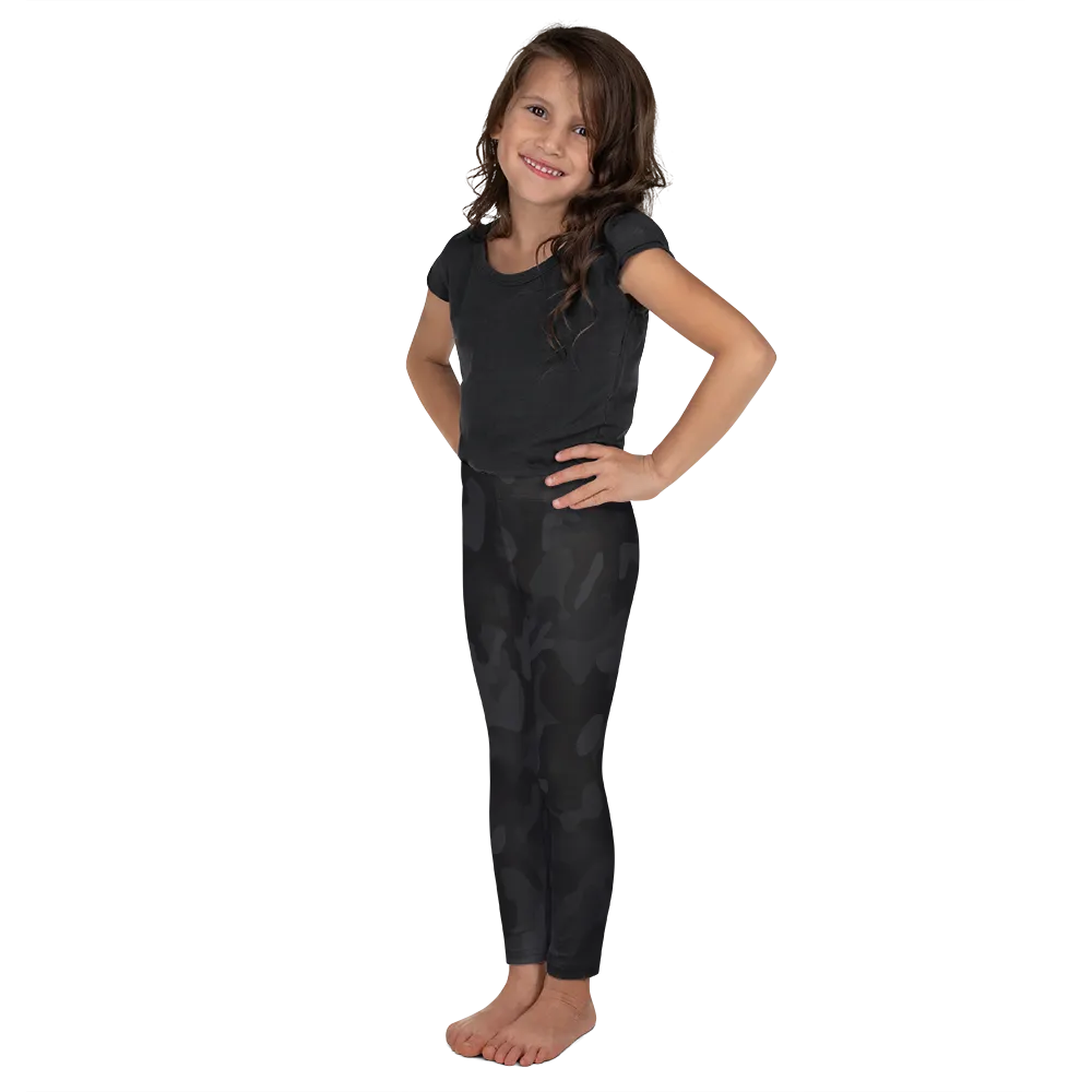 Black Camo Leggings for Girls