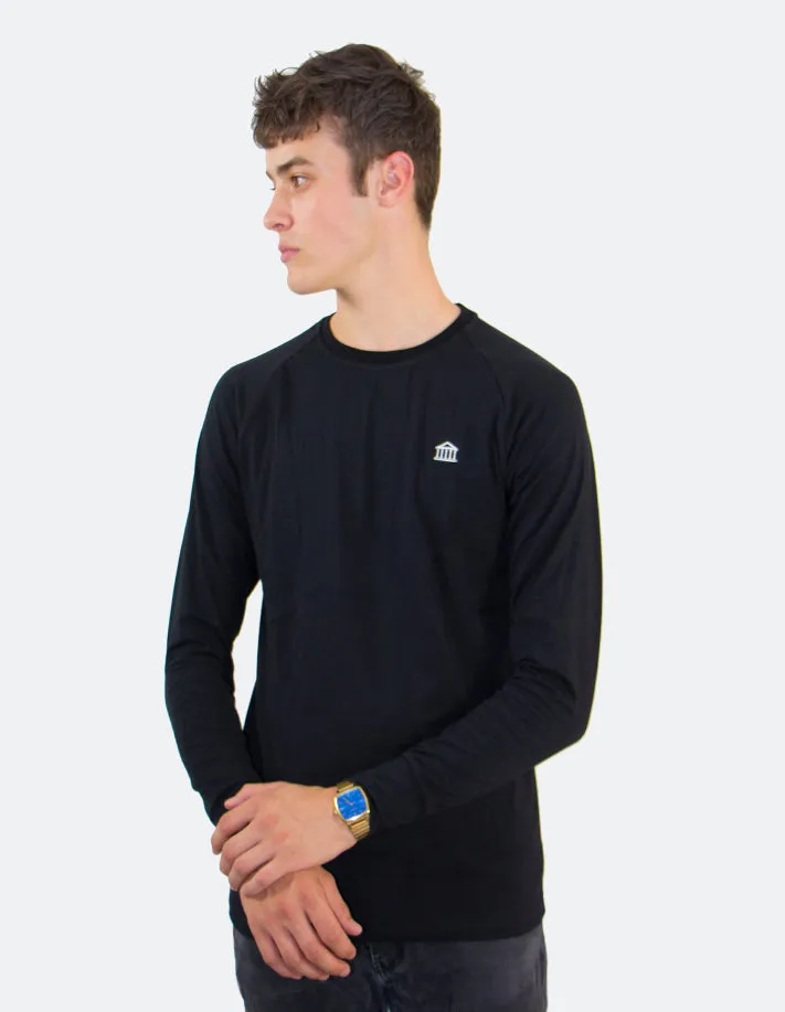 Black Slim Fit Sweatshirt