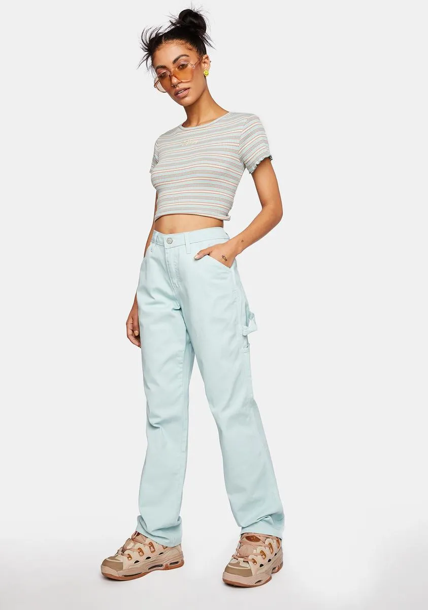 Blue Fade Carpenter Pants