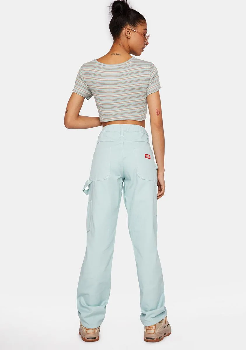 Blue Fade Carpenter Pants