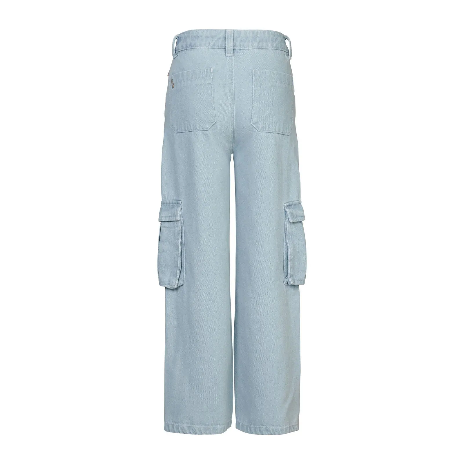 Blue Rebel Girls Denim Pants Cargo Wide leg Izzie
