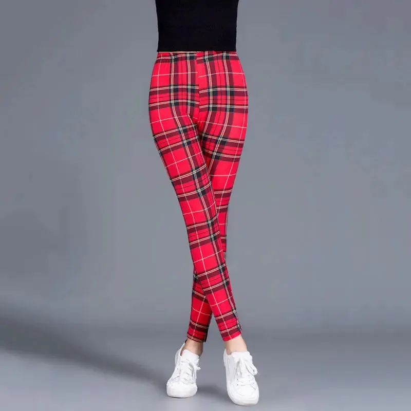 BornToGirl Casual Pencil Pants Leggings For Women Streetwear Sexy High