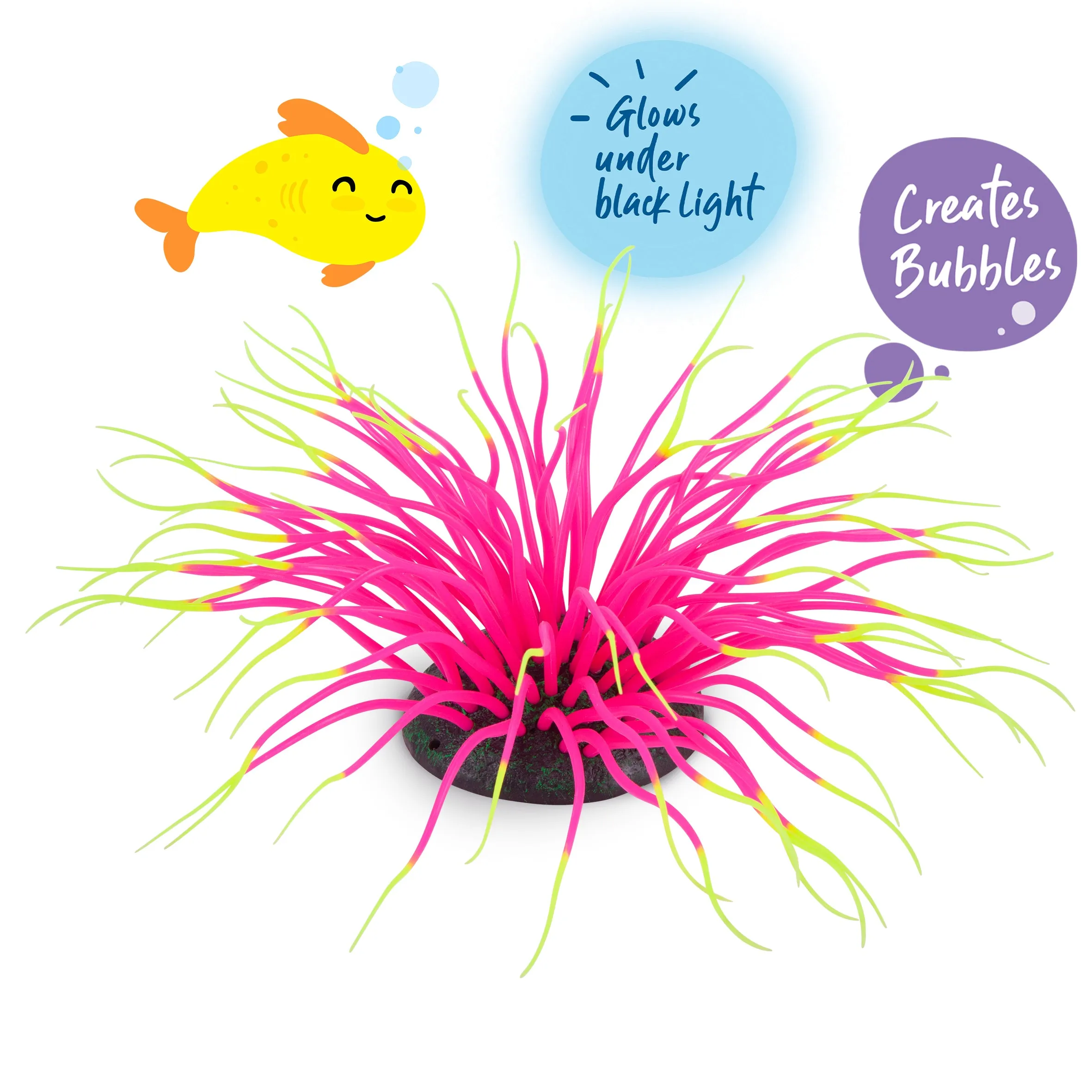 Bubbling Silicone Sea Anemone Fish Tank Ornament