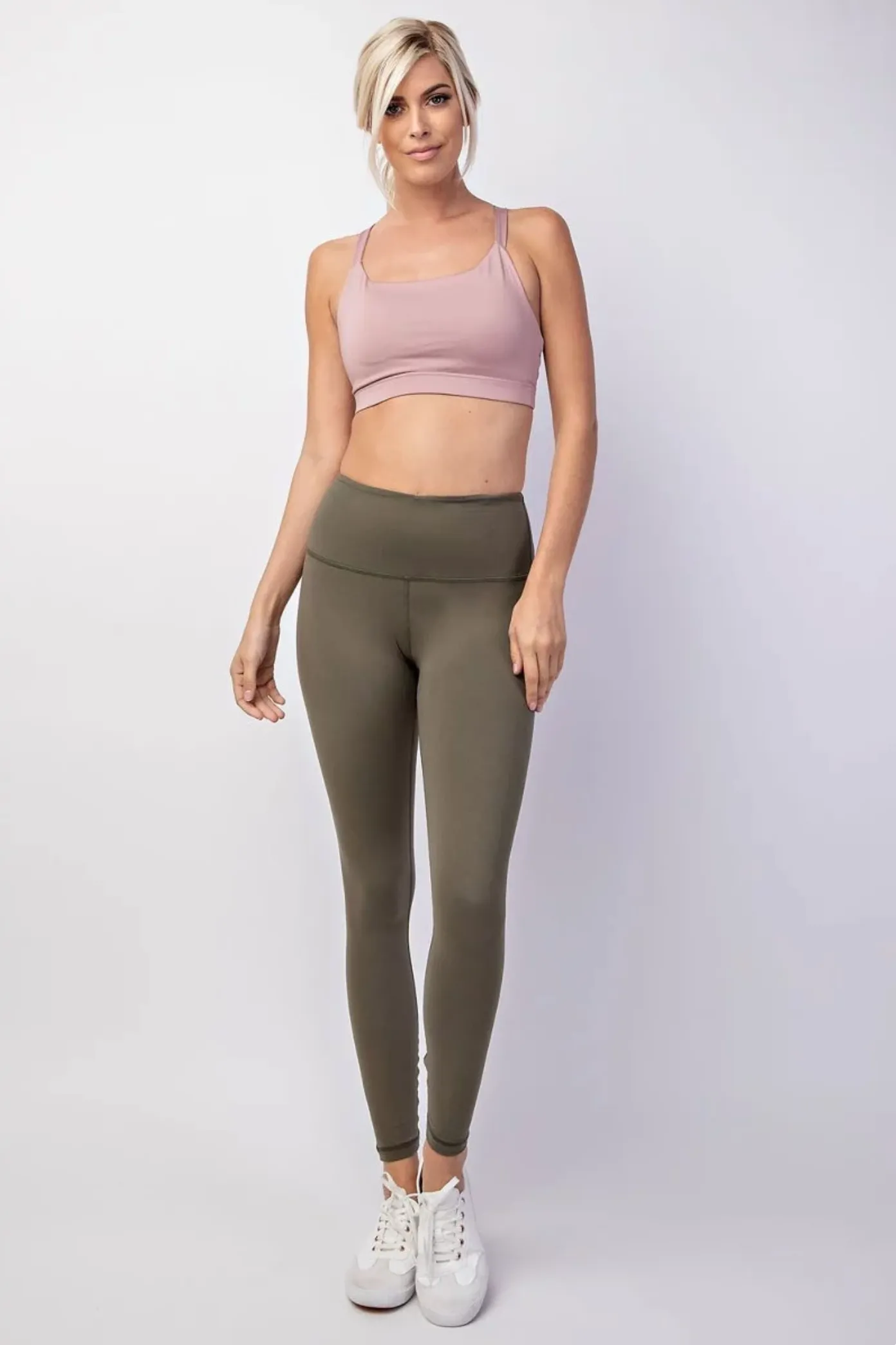 Butter Soft Full Length, High Waistband, Yoga Waistband Leggings