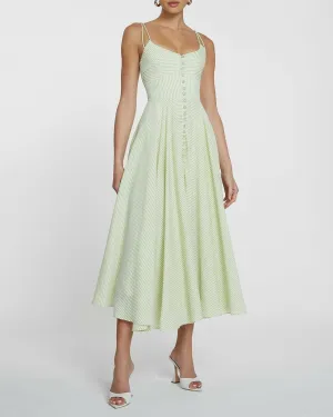 By Johnny Pistachio Stripe Dress