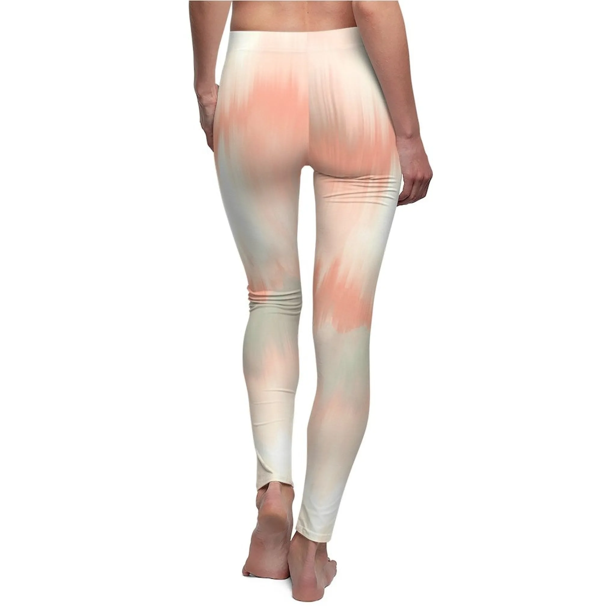 Bynelo Tie Dye Mud Skin Women's Casual Leggings