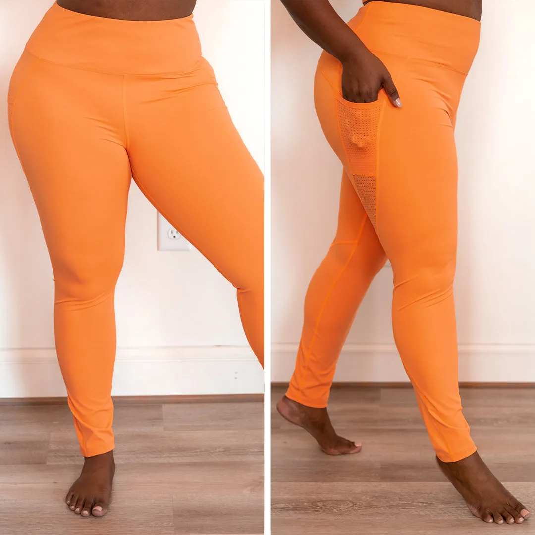 Came Here For Me Leggings, Coral