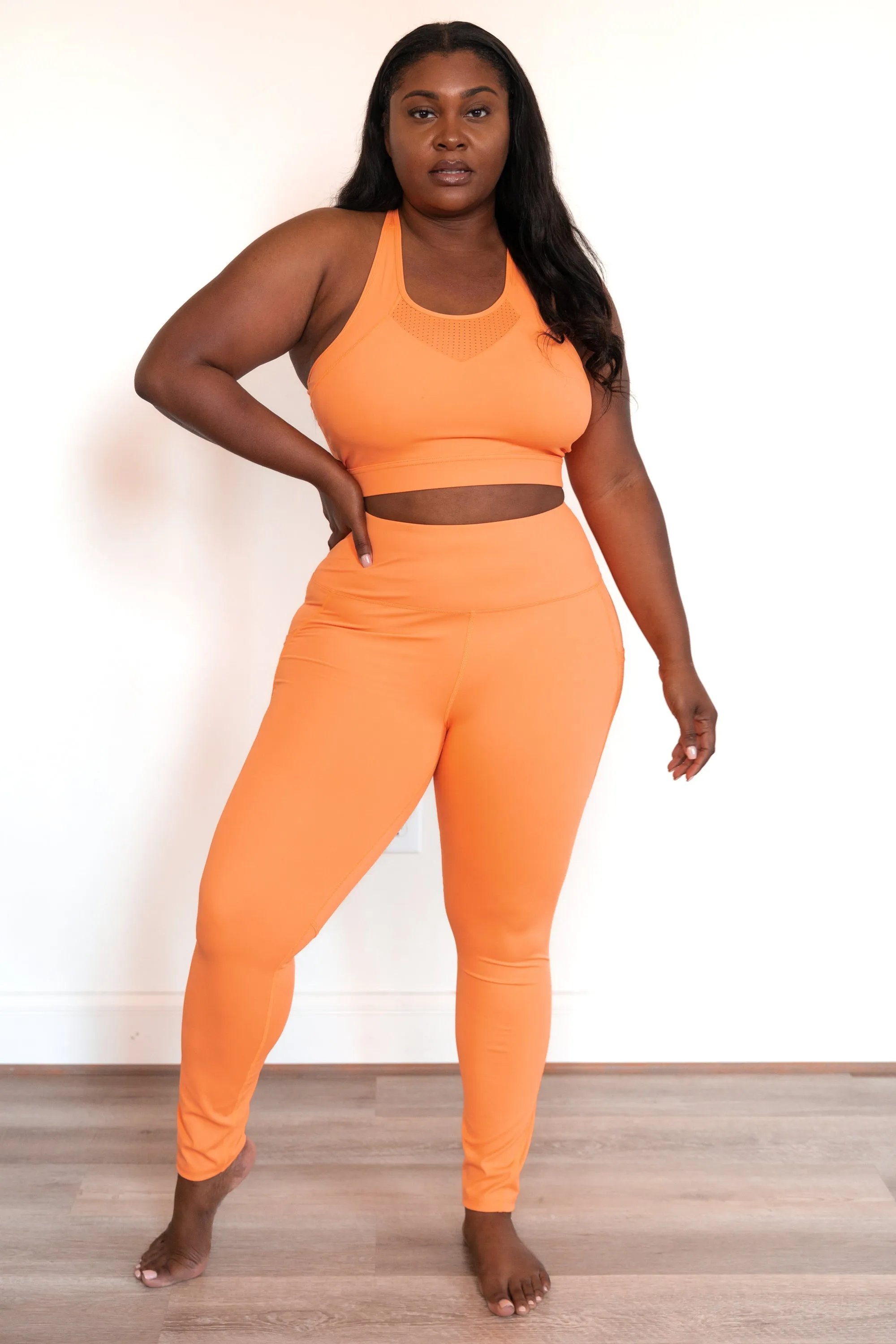 Came Here For Me Leggings, Coral