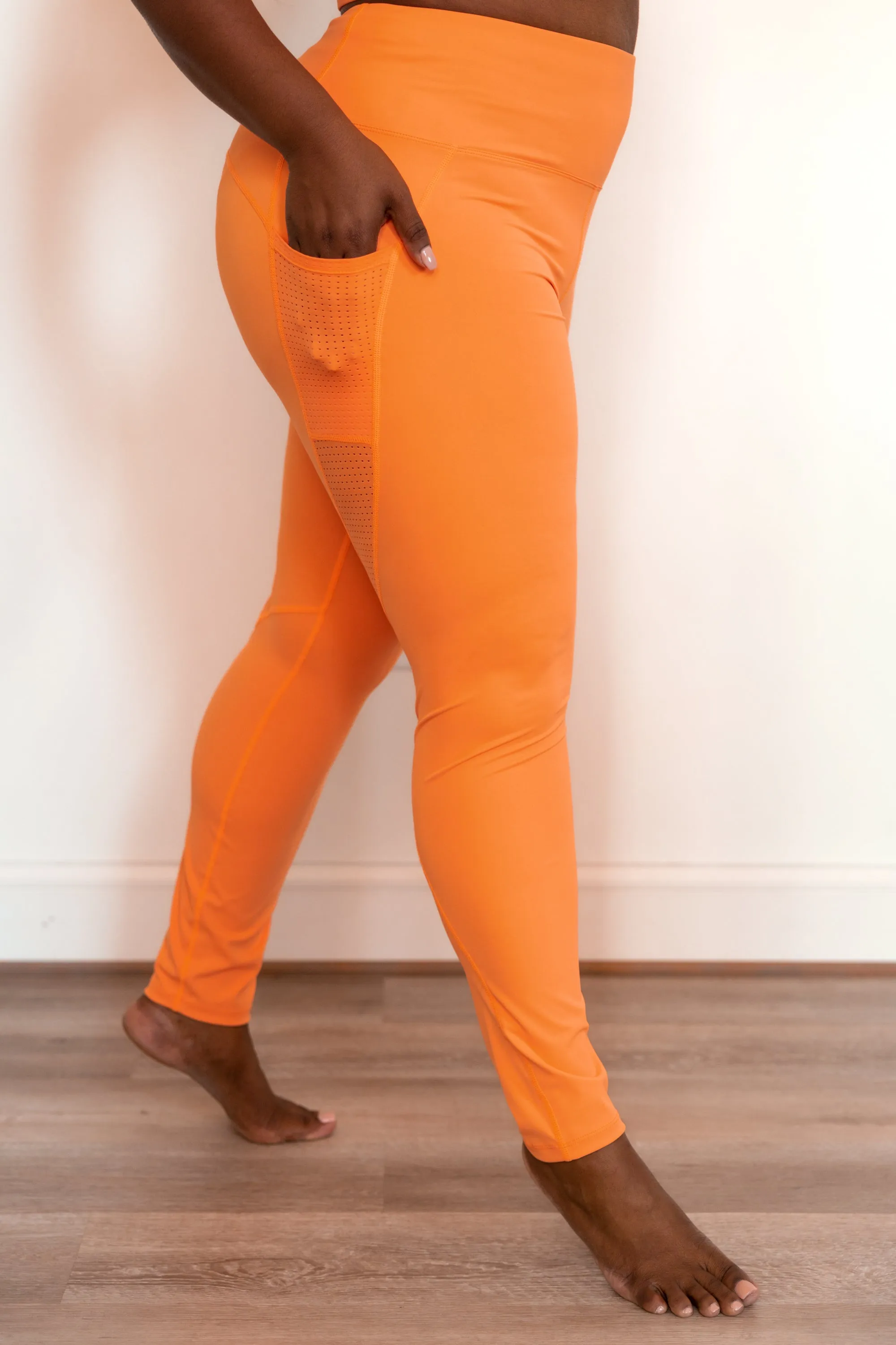 Came Here For Me Leggings, Coral