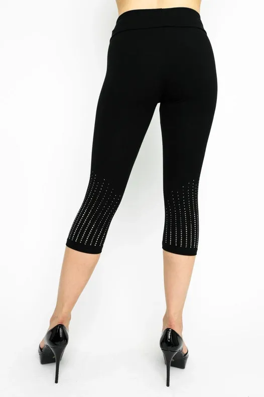 Capri Leggings With Stones